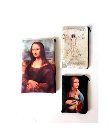 Estuches Leonardo Da Vinci Set *3 Cartucheras