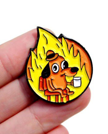 Pin This is Fine -meme