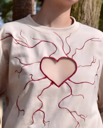 Buso Agujero en el CORAZON * Bordado