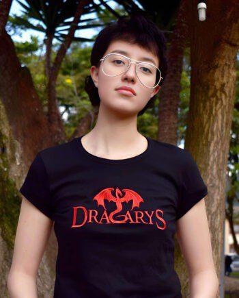 Camiseta DRACARYS * Bordado Dama