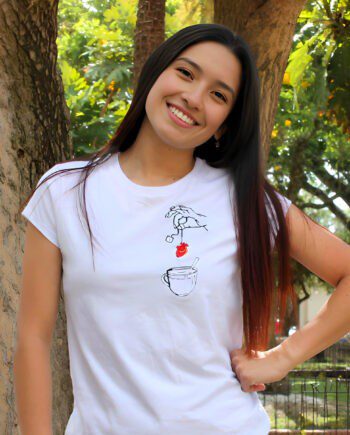 Camiseta CORAZON DE Té* Bordado Dama