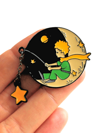 Pin Principito pezcando una estrella