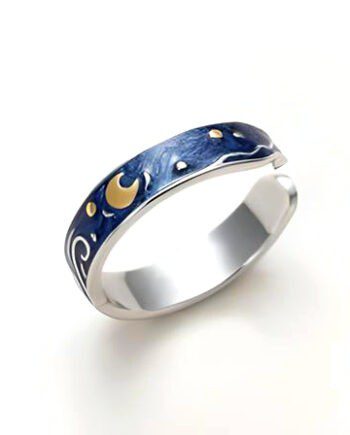 Anillo Noche estrellada