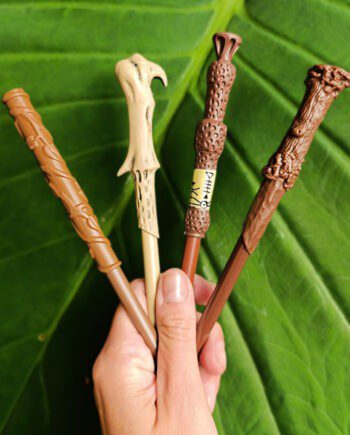 lapiceros varitas Harry Potter x4