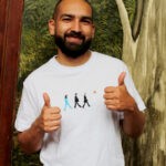 Camiseta BEATLES para hombre * Bordado