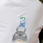 Camiseta TOTORO hombre * Bordado
