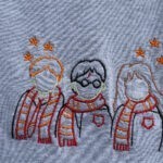Buso HARRY POTTER- Siluetas *Bordado