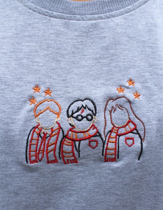 Buso HARRY POTTER- Siluetas *Bordado