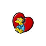 Pin Moe Corazón Mío * LOS SIMPSONS *