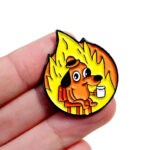 Pin This is Fine -meme