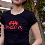 Camiseta DRACARYS * Bordado Dama