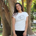 Camiseta JUNTOS sol y luna *Bordado Dama