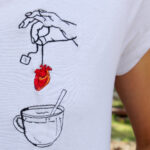 Camiseta CORAZON DE Té* Bordado Dama
