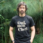 Camiseta OUI MON CHERI hombre * Bordado