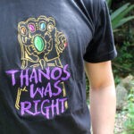 Camiseta THANOS hombre * Bordado