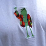 Camiseta RANA hombre * Bordado