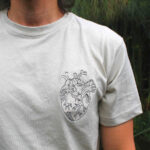 Camiseta CORAZON AGRADECIDO hombre * Bordado