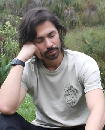 Camiseta CORAZON AGRADECIDO hombre * Bordado