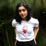 Camiseta STITCH Nivel de maldad * Bordado Dama