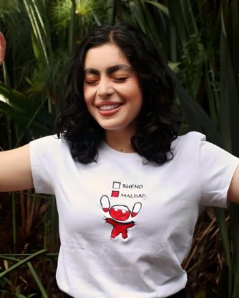Camiseta STITCH Nivel de maldad * Bordado Dama