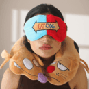 Cojin cuello CAT-DOG + antifaz de regalo