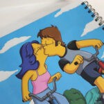 ALBUM Romántico LOS SIMPSONS * Tamaño CARTA