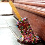 Tranca-puerta PALETA DE HELADO negra
