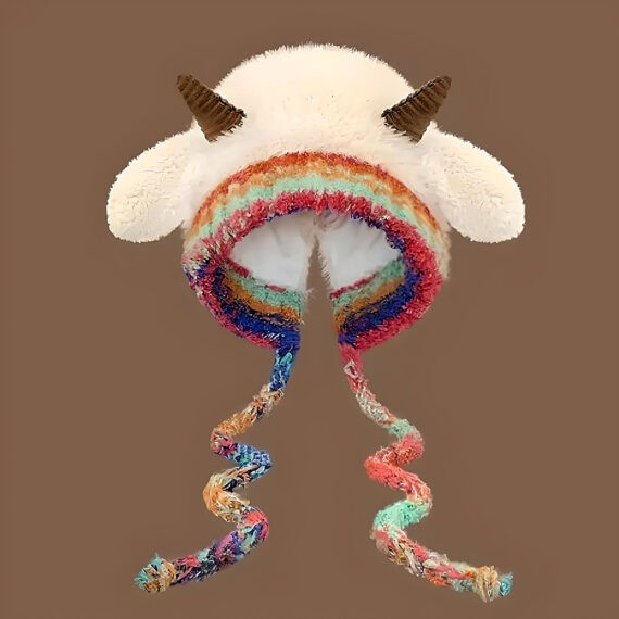 Gorro Cabra blanco hueso