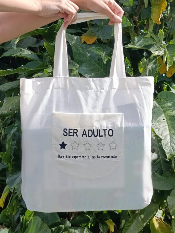 Bolsa Ecológica SER ADULTO NO LO RECOMIENDO