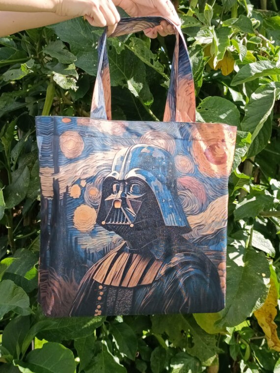 Bolsa Ecológica DARTH VADER EN UNA NOCHE ESTRELLADA