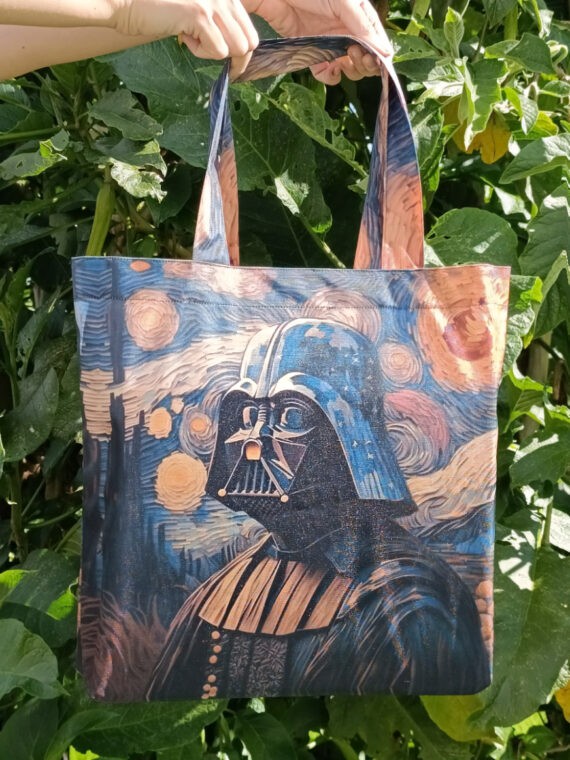 Bolsa Ecológica DARTH VADER EN UNA NOCHE ESTRELLADA
