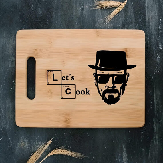 Tabla de picar en BAMBU * Breaking Bad