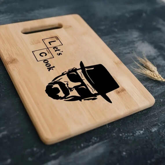 Tabla de picar en BAMBU * Breaking Bad