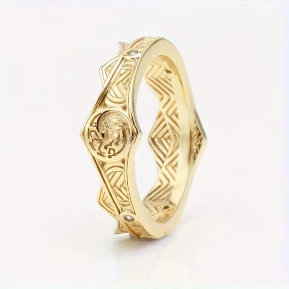 Anillo TARGARYEN  corona casa del dragón * GOTH
