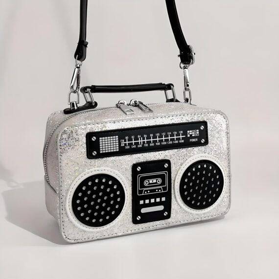 Bolso Grabadora brillante