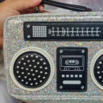 Bolso Grabadora brillante