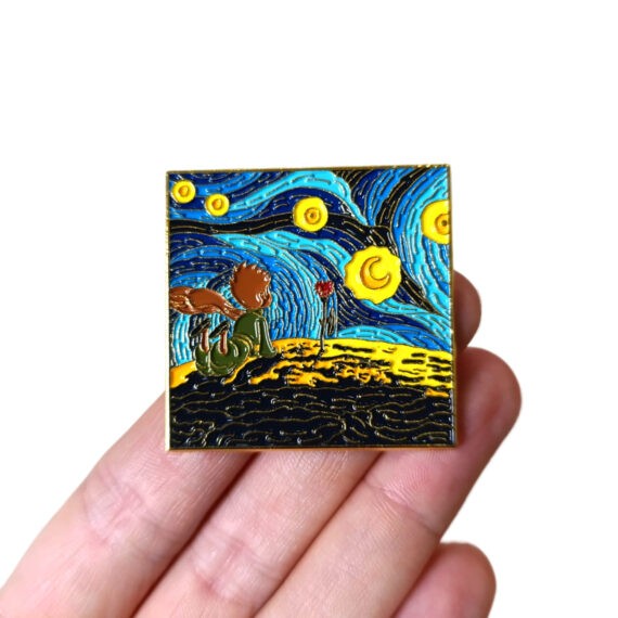 Pin El Principito en la noche estrellada