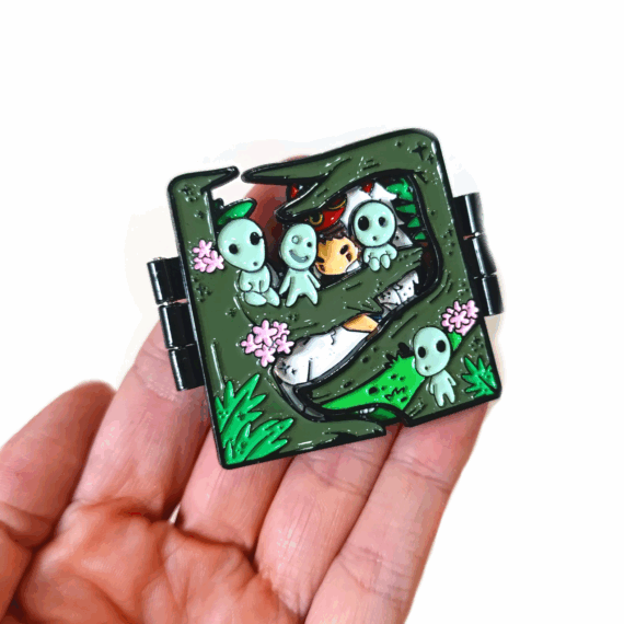 Pin Princesa MONONOKE con movimiento