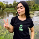 Camiseta EXTRATERRESTRE * Bordado Dama