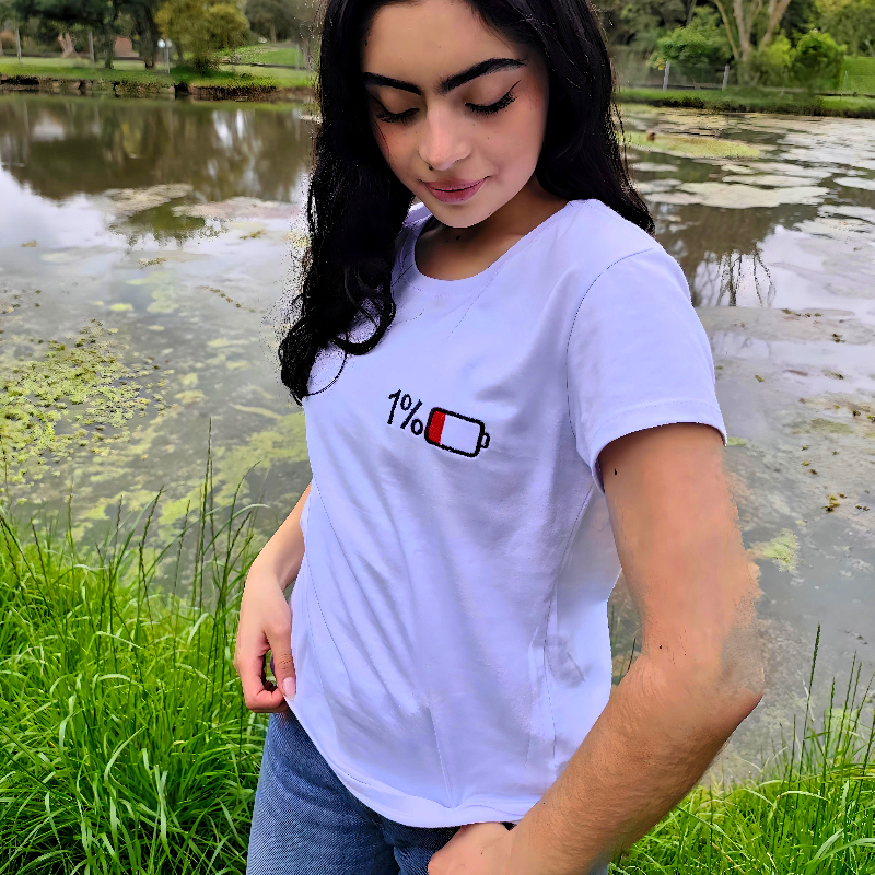 Camiseta Download * Bordado Dama - Imagen 3