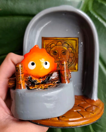 PORTA INCIENZO Calcifer chimenea