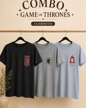 COMBO x3 Camisetas GAME OF THRONES