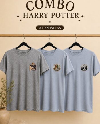 COMBO x3 Camisetas HARRY POTTER