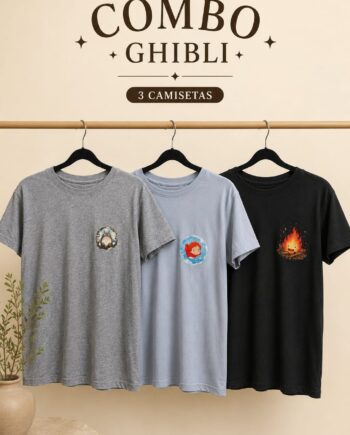 COMBO x3 Camisetas GHIBLI