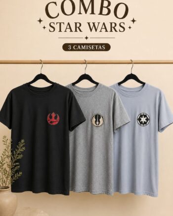 COMBO x3 Camisetas STAR WARS